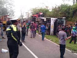 Kecelakaan Tragis di Salatiga Pengendara Sepeda Motor Tewas Ditabrak Bus