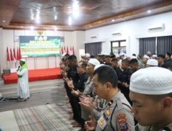 Di Tengah Tantangan Tugas Negara, Polres Tabalong Gelar Sholat Ghaib untuk Kedamaian Negeri