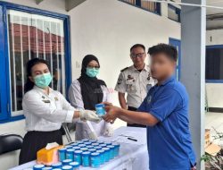 Rutan Marabahan Gelar Tes Urine Petugas dan WBP Jelang Ramadan
