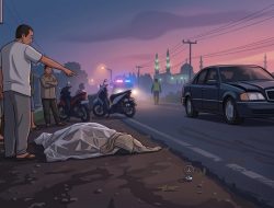 Tabrak Lari Marabahan-Margasari, Pengendara Meninggal